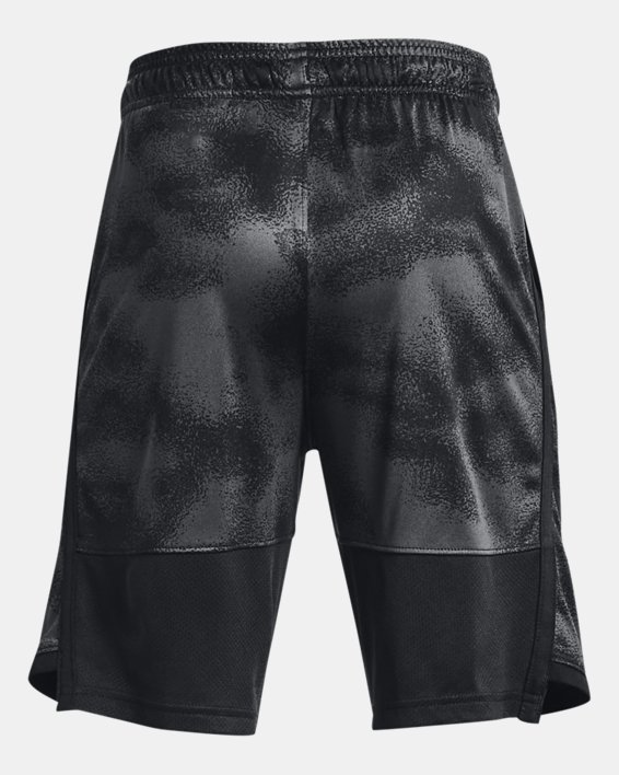 Boys' UA Stunt 3.0 Branded Shorts in Black image number 1